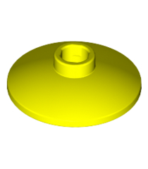 LEGO - Schotel 2 x 2 omgekeerd (radar) - Neon Yellow | N - Thumbnail