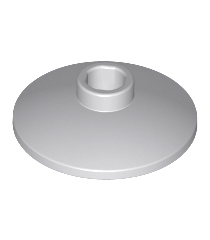 LEGO - Schotel 2 x 2 omgekeerd (radar) - Light Bluish Gray | N - Thumbnail