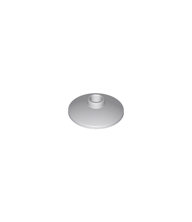 LEGO - Schotel 2 x 2 omgekeerd (radar) - Light Bluish Gray | N