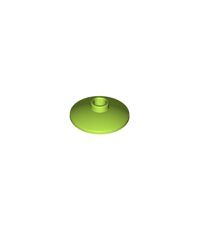 LEGO - Schotel 2 x 2 omgekeerd (radar) - Lime | N