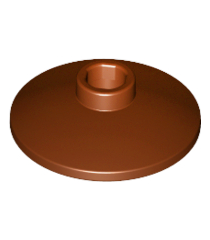 LEGO - Schotel 2 x 2 omgekeerd (radar) - Reddish Brown | N - Thumbnail
