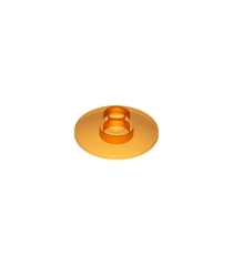 LEGO - Schotel 2 x 2 omgekeerd (radar) - Trans-Orange | N - Thumbnail