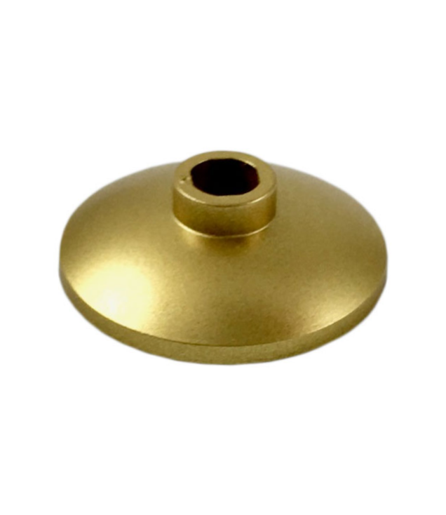 LEGO - Schotel 2 x 2 omgekeerd (radar) - Metallic Gold | N