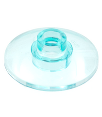 LEGO - Schotel 2 x 2 omgekeerd (radar) - Trans-Light Blue | N - Thumbnail