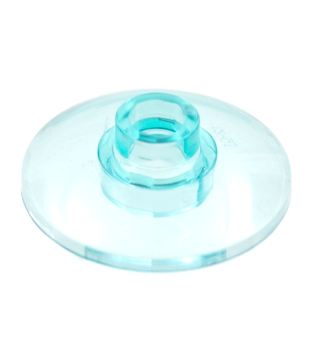 LEGO - Schotel 2 x 2 omgekeerd (radar) - Trans-Light Blue | N
