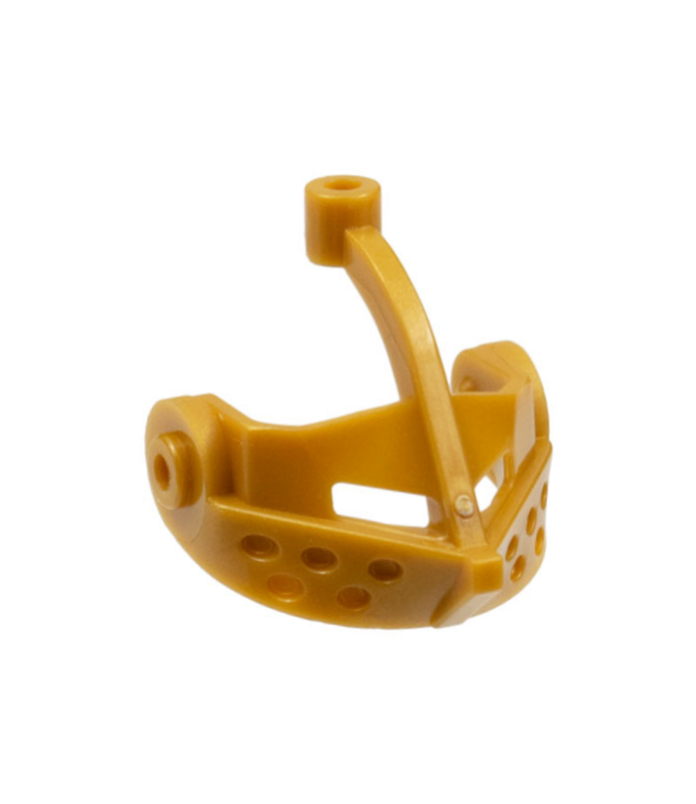  - Minifiguur, vizier puntig - Pearl Gold | N