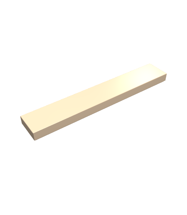 LEGO - Tegel 1 x 6 - Light Nougat | N