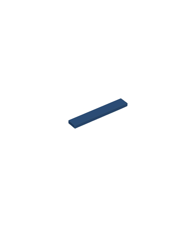 LEGO - Tegel 1 x 6 - Dark Blue | N