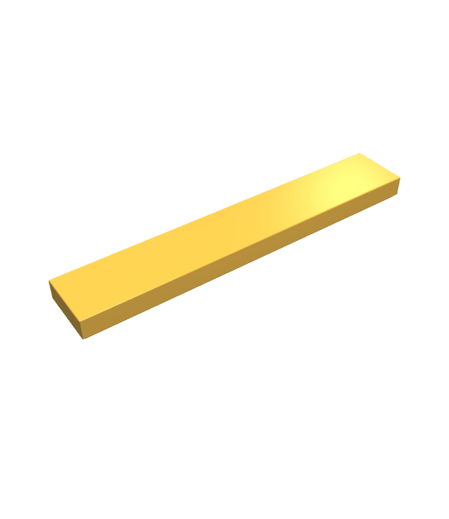 LEGO - Tegel 1 x 6 - Bright Light Orange | N