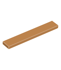 LEGO - Tegel 1 x 6 - Medium Nougat | N - Thumbnail