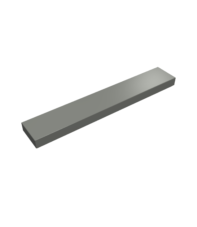 LEGO - Tegel 1 x 6 - Dark Bluish Gray | N