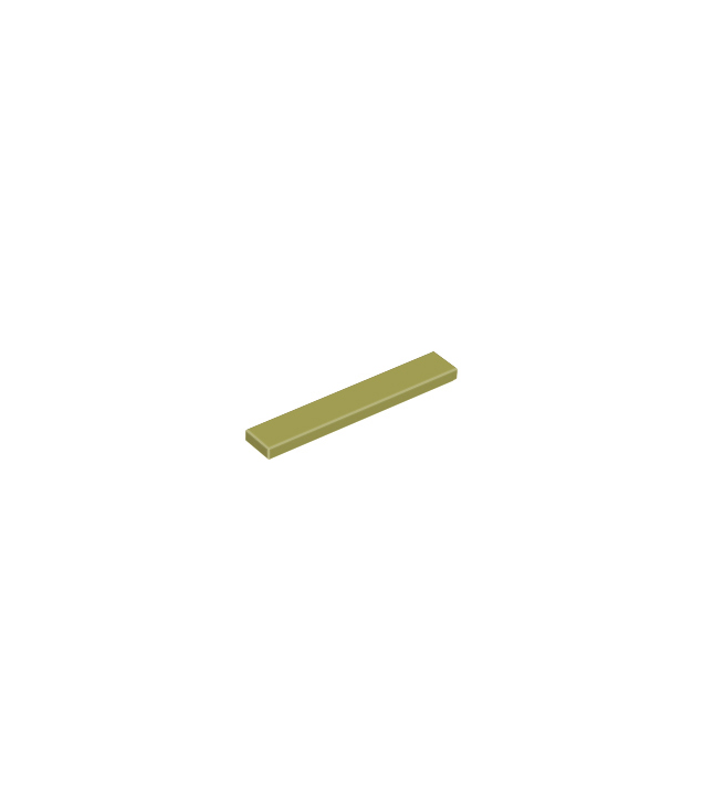 LEGO - Tegel 1 x 6 - Olive Green | N