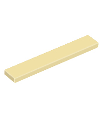 LEGO - Tegel 1 x 6 - Tan | N - Thumbnail