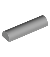 LEGO - Helling, gebogen 1 x 4 x 2/3 dubbel - Light Bluish Gray | N - Thumbnail