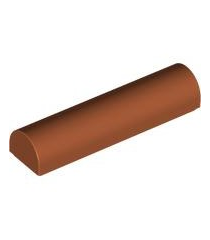 LEGO - Helling, gebogen 1 x 4 x 2/3 dubbel - Dark Orange | N - Thumbnail