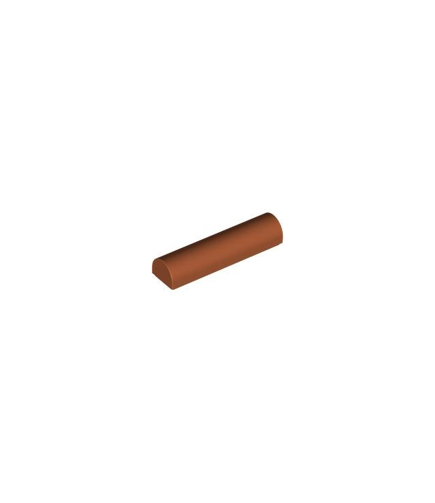 LEGO - Helling, gebogen 1 x 4 x 2/3 dubbel - Dark Orange | N