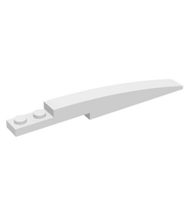 LEGO - Helling, gebogen 10 x 1 - White | N - Thumbnail