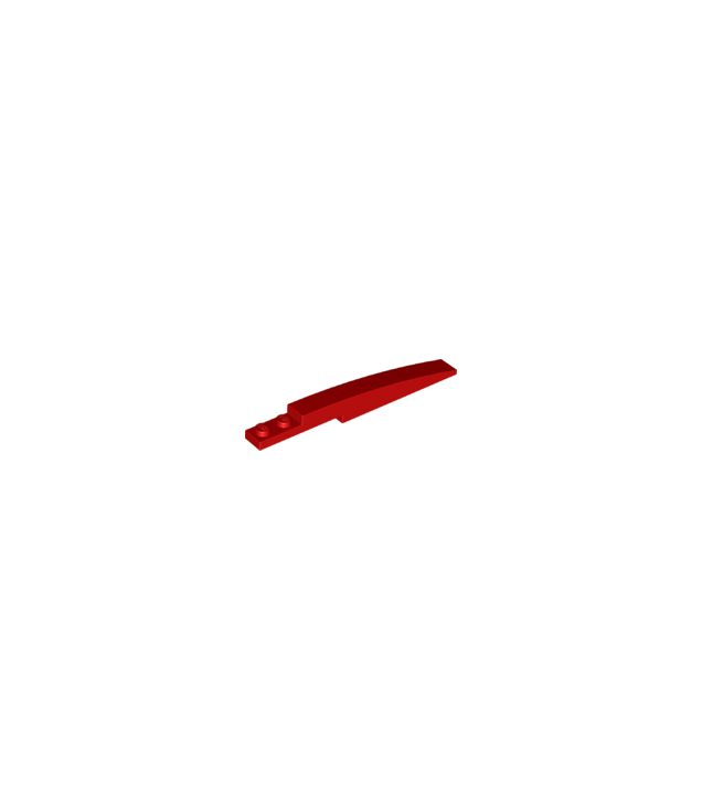 LEGO - Helling, gebogen 10 x 1 - Red | N