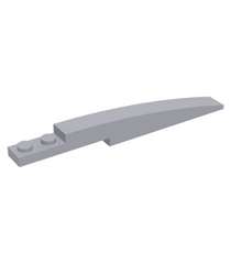 LEGO - Helling, gebogen 10 x 1 - Light Bluish Gray | N - Thumbnail