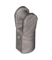 LEGO - Staafhouder met handgreep - Metallic Silver | N - Thumbnail