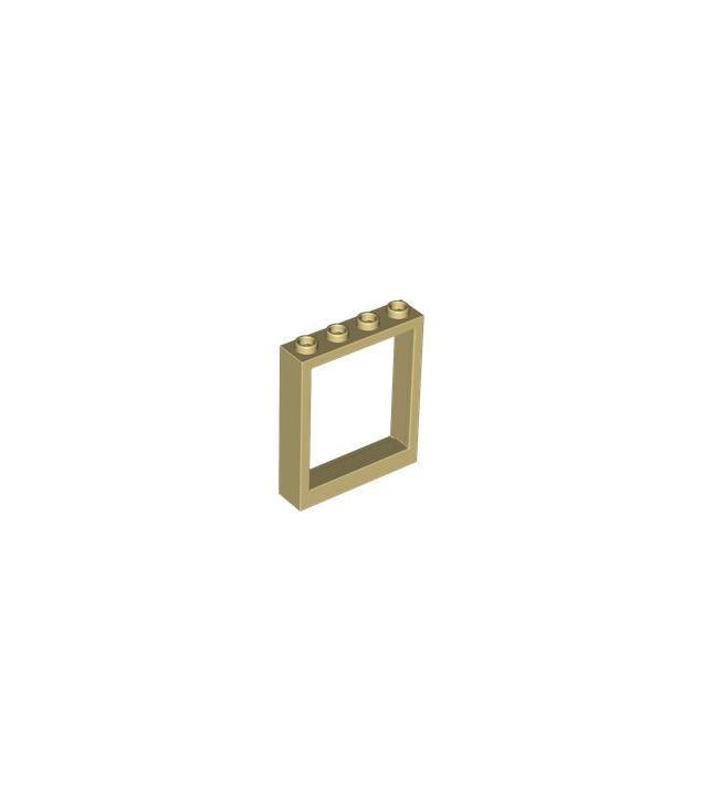 LEGO - Deurframe 1 x 4 x 4 lift - Tan | N