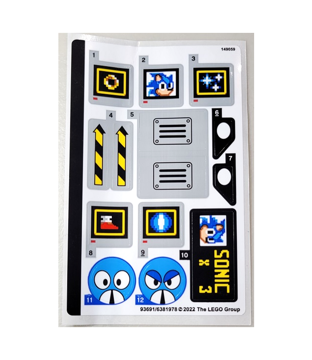  - Stickervel voor set 21331, vel 1 – (93691/6381978) - (Not Applicable) | N