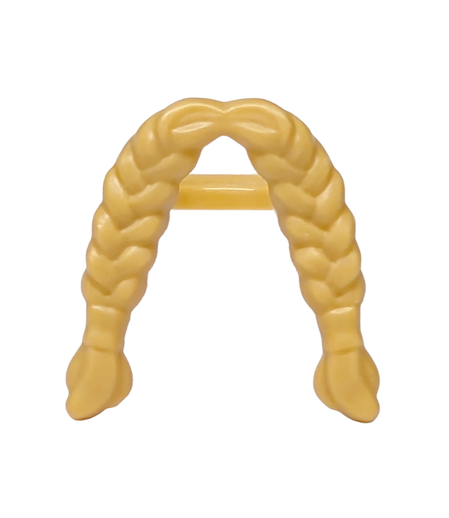  - Minifiguur, baard gevlochten dubbel - Ochre Yellow | N