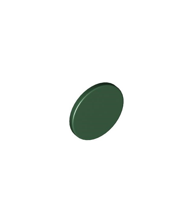  - Verkeersbord 2 x 2 rond met clip - Dark Green | N