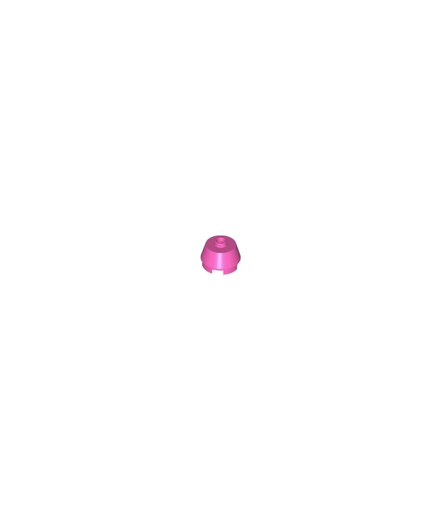 LEGO - Kegel 2 x 2 afgeknot - Dark Pink | N