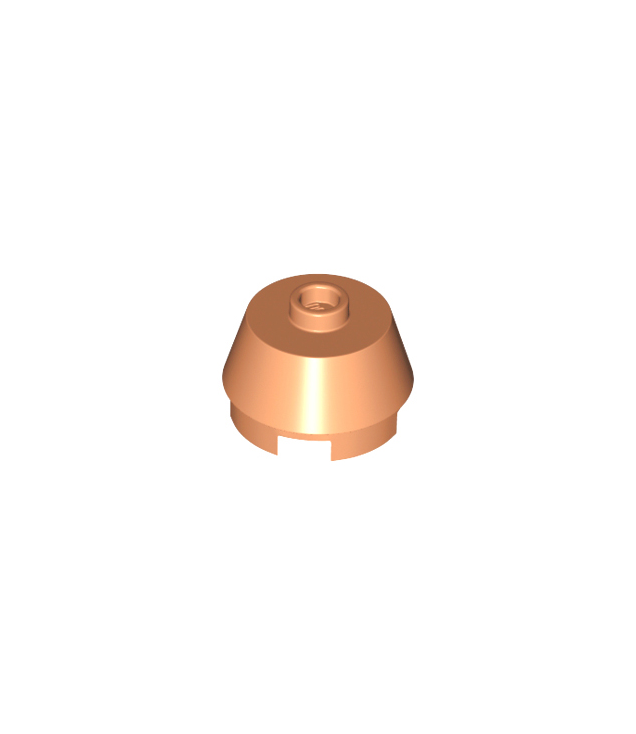 LEGO - Kegel 2 x 2 afgeknot - Nougat | N