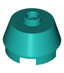 LEGO - Kegel 2 x 2 afgeknot - Dark Turquoise | N - Thumbnail