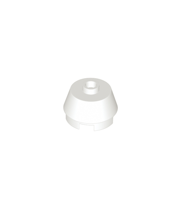 LEGO - Kegel 2 x 2 afgeknot - White | N