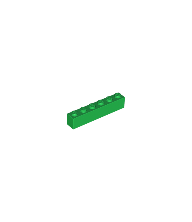 LEGO - Steen 1 x 6 - Green | N