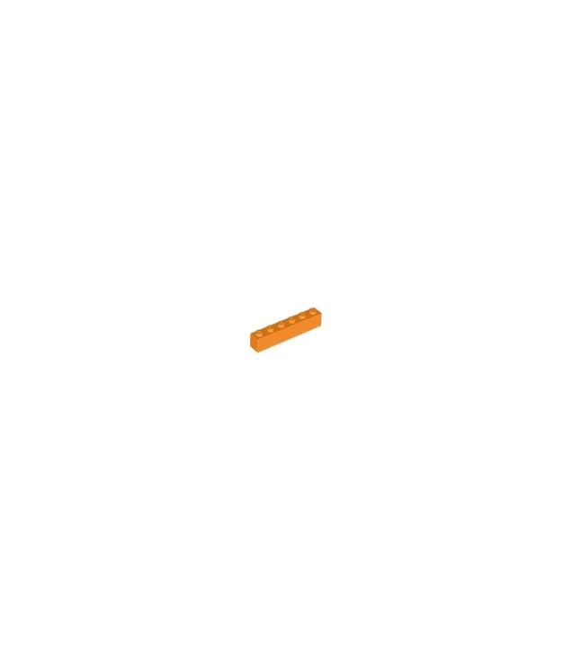 LEGO - Steen 1 x 6 - Orange | N