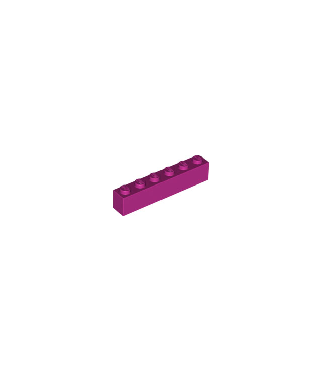 LEGO - Steen 1 x 6 - Magenta | N