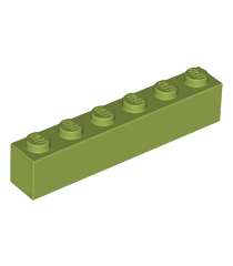 LEGO - Steen 1 x 6 - Olive Green | N - Thumbnail