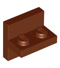 LEGO - Beugel 2 x 2 - 1 x 2 gecentreerd - Reddish Brown | N - Thumbnail