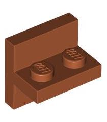 LEGO - Beugel 2 x 2 - 1 x 2 gecentreerd - Dark Orange | N - Thumbnail