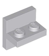 LEGO - Beugel 2 x 2 - 1 x 2 gecentreerd - Light Bluish Gray | N - Thumbnail