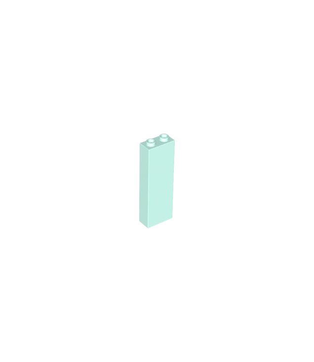LEGO - Steen 1 x 2 x 5 met geblokkeerde open noppen of holle noppen - Light Aqua | N