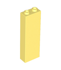 LEGO - Steen 1 x 2 x 5 met geblokkeerde open noppen of holle noppen - Bright Light Yellow | N - Thumbnail