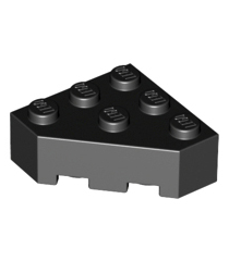LEGO - Wig 3 x 3 facet - Black | N - Thumbnail