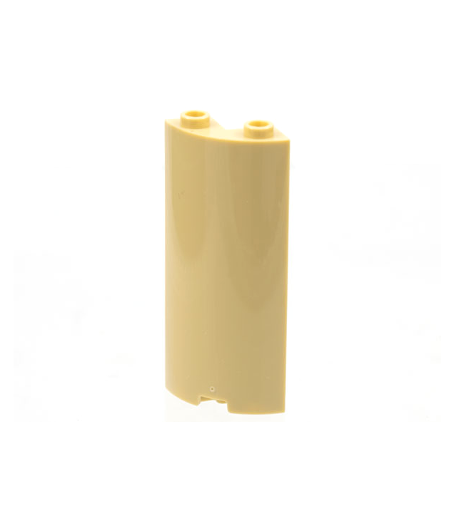LEGO - Cilinderkwart 2 x 2 x 5 met 1 x 1 uitsparing - Tan | N