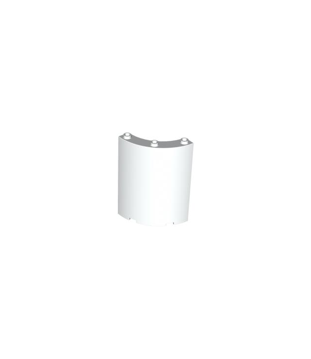 LEGO - Cilinderkwart 4 x 4 x 6 - White | N