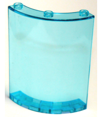 LEGO - Cilinderkwart 4 x 4 x 6 - Trans-Light Blue | N - Thumbnail