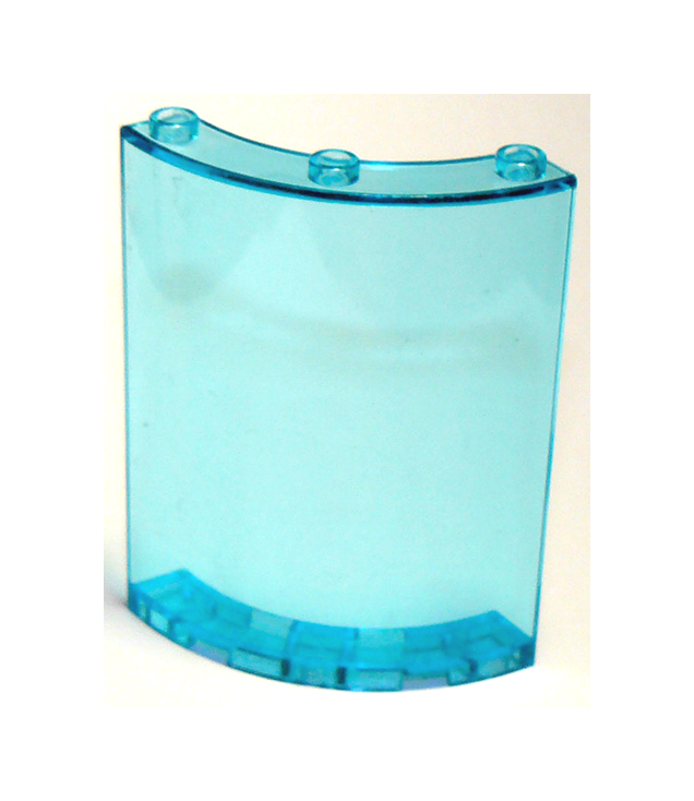 LEGO - Cilinderkwart 4 x 4 x 6 - Trans-Light Blue | N