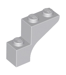 LEGO - Boog 1 x 3 x 2 - Light Bluish Gray | N - Thumbnail