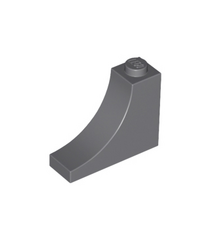 LEGO - Boog 1 x 3 x 2 omgekeerd - Dark Bluish Gray | N - Thumbnail