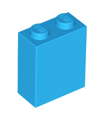 LEGO - Steen 1 x 2 x 2 met interne nop­houder - Dark Azure | N - Thumbnail