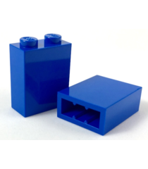 LEGO - Steen 1 x 2 x 2 met interne nop­houder - Blue | N - Thumbnail